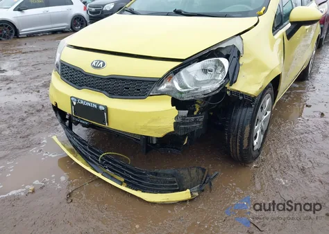 2016 Kia Rio Lx z USA, uszkodzony, nr VIN KNADM4A36G6569185